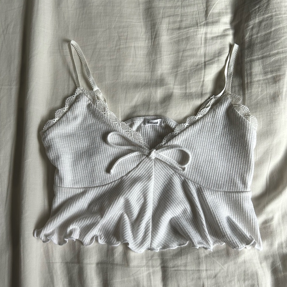 Garage cropped tank top